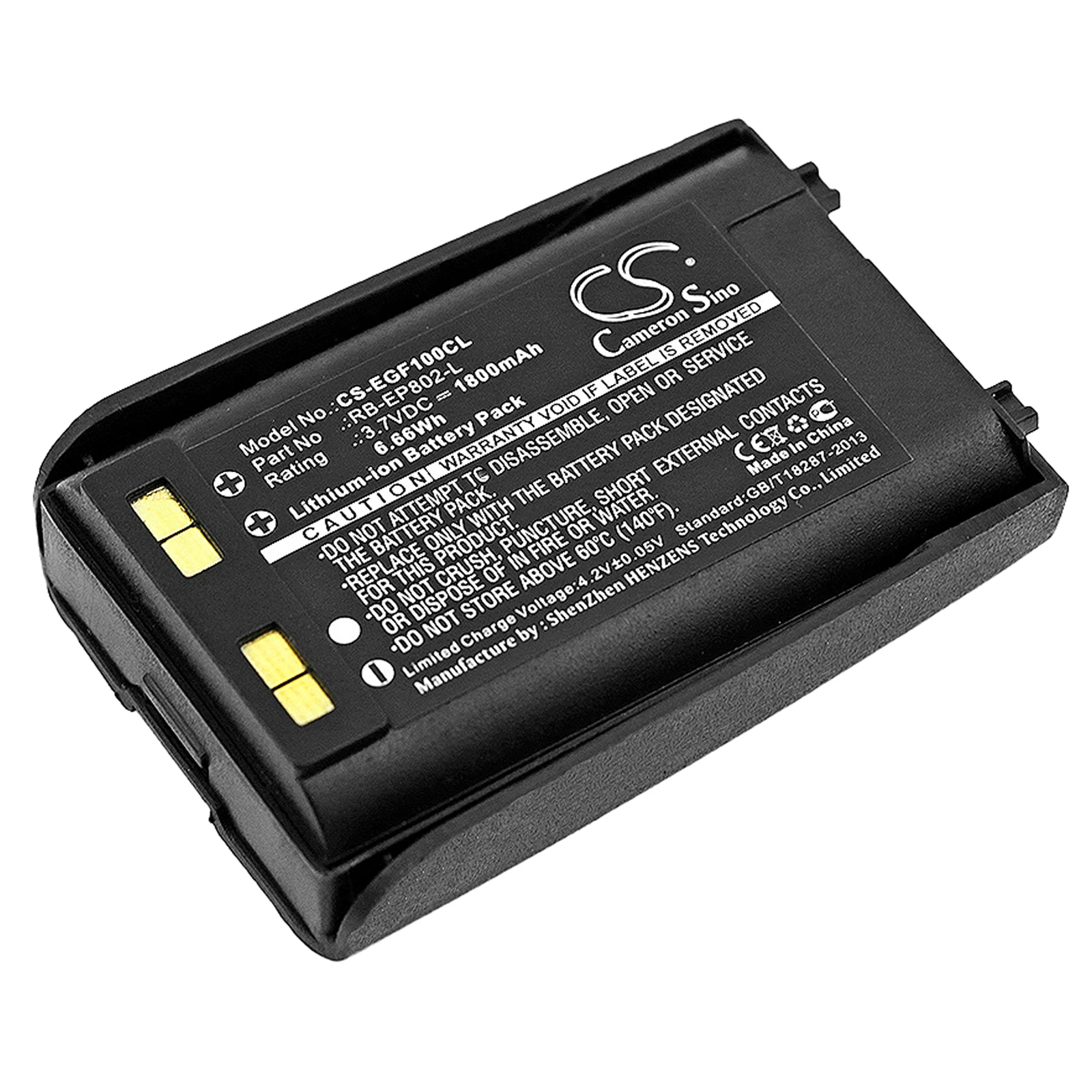 Li-ion Cordless Phone Battery for EnGenius, 3.7V, 1800mAh, Compatible Models: EP-801, FreeStyl 1, FreeStyl 1 HC, FreeStyl 2
Li-ion Cordless Phone Battery for EnGenius, 3.7V, 1800mAh, Compatible Models: EP-801, FreeStyl 1, FreeStyl 1 HC, FreeStyl 2