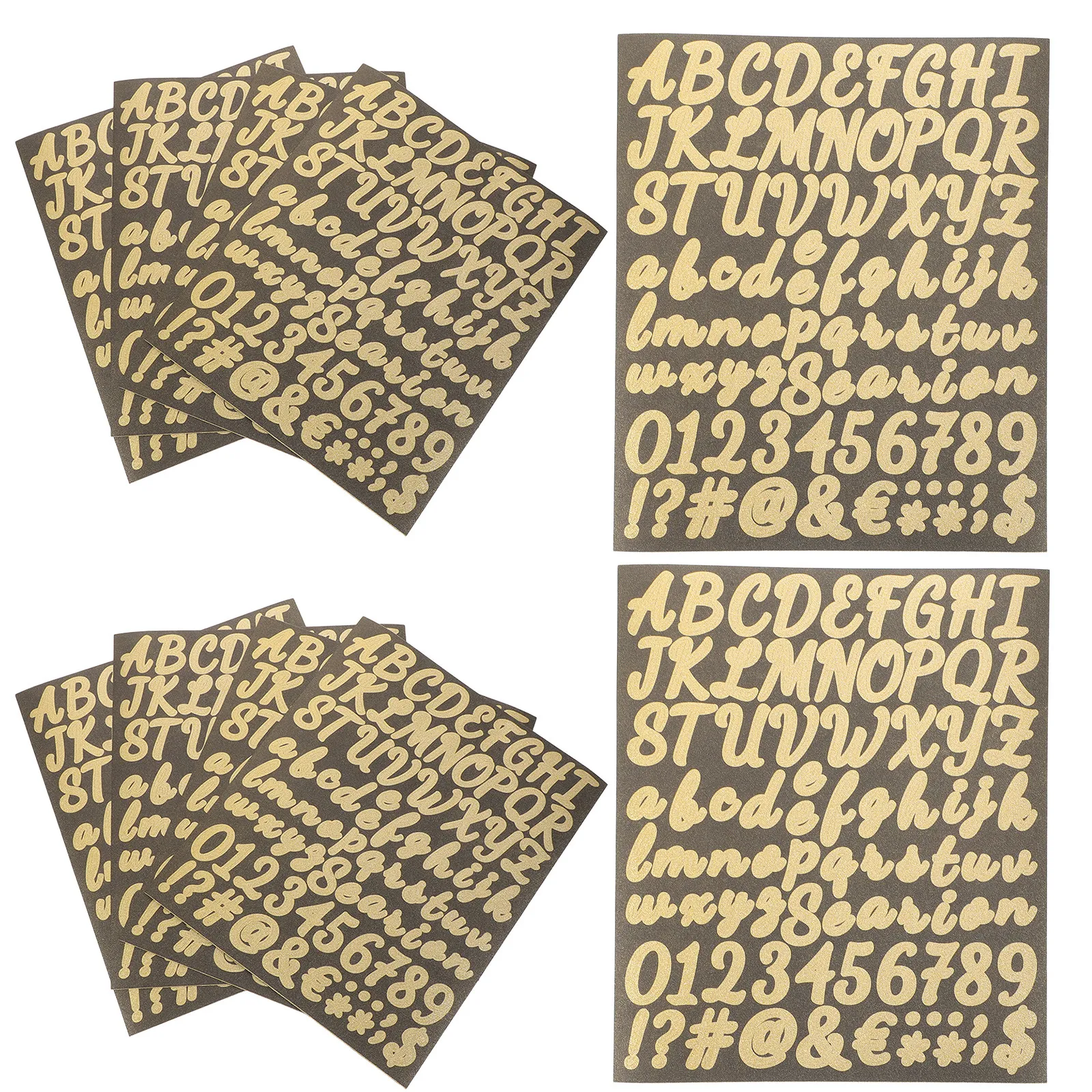 10 Sheet Gold 1Inch A-Z Letters Numbers Stickers Self Adhesive Waterproof Scratch Resistant Craft Decals for Office School Home
10 Sheet Gold 1Inch A-Z Letters Numbers Stickers Self Adhesive Waterproof Scratch Resistant Craft Decals for Office School Home