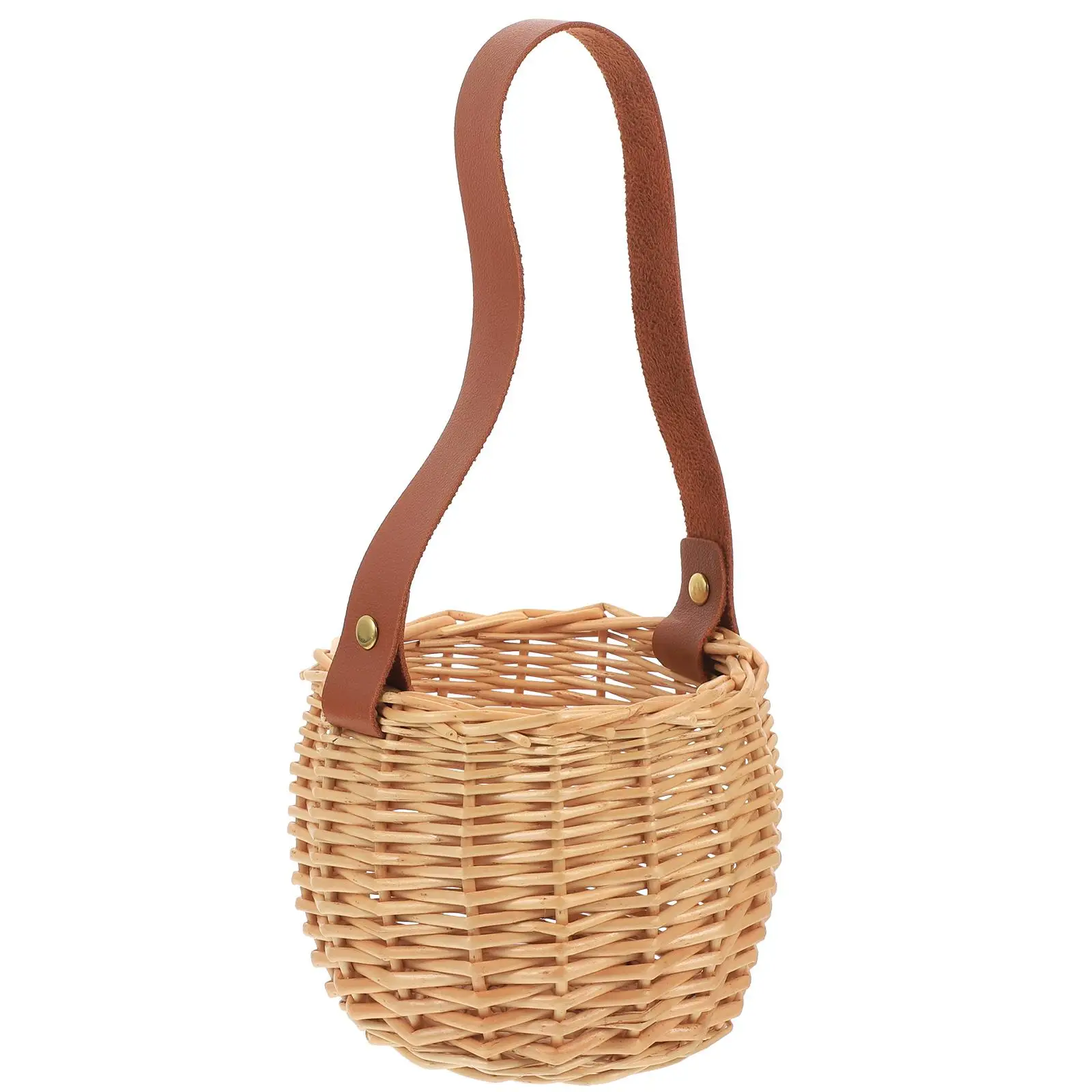 Rattan Woven Handheld Mini Picnic Storage Home Decorative Natural Color Simple Storage Small Picnic Basket Children Handheld
Rattan Woven Handheld Mini Picnic Storage Home Decorative Natural Color Simple Storage Small Picnic Basket Children Handheld