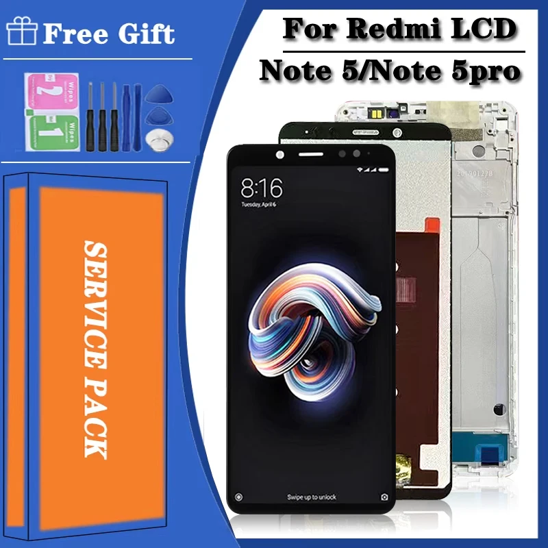 5,99 "высокое качество для Xiaomi Redmi Note 5 Pro, сменный ЖК-дисплей, дигитайзер в сборе, запасные части для Redmi Note 5, ЖК-дисплей
5,99 "высокое качество для Xiaomi Redmi Note 5 Pro, сменный ЖК-дисплей, дигитайзер в сборе, запасные части для Redmi Note 5, ЖК-дисплей