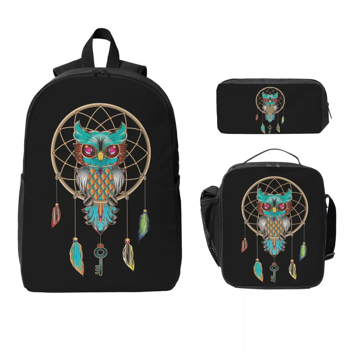 Native Mandala Owl American Backpack Student BookBag School Bag Computer Shoulder Bags 3ps Insulated Lunch Bag Pencil Case
Native Mandala Owl American Backpack Student BookBag School Bag Computer Shoulder Bags 3ps Insulated Lunch Bag Pencil Case
