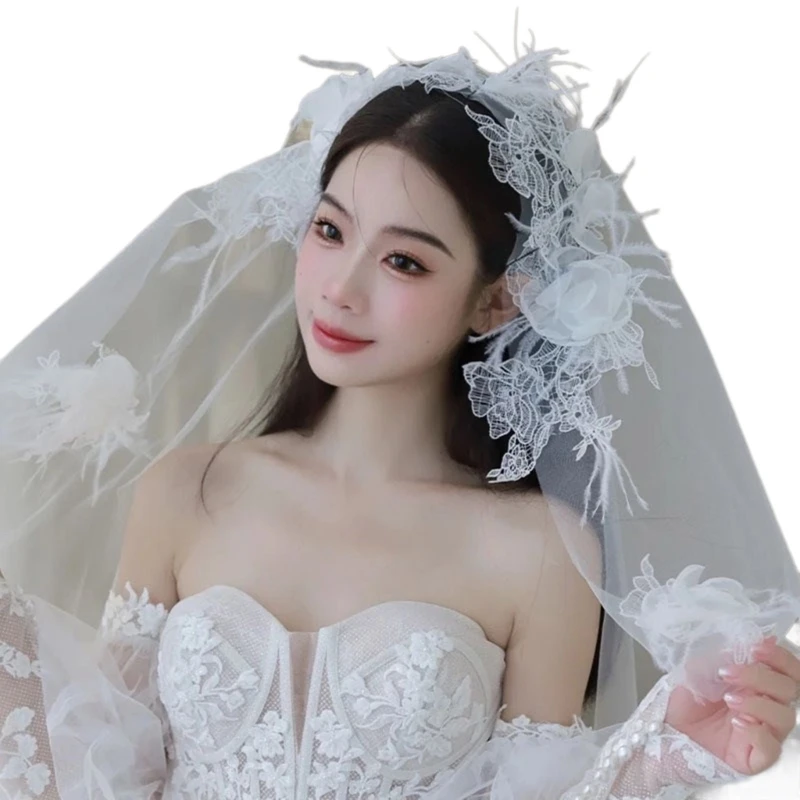 Bridal Veil Lace Flower Bachelorette Party Decorations Bride To Be Gift Bridal Shower Wedding White 3D Flower
Bridal Veil Lace Flower Bachelorette Party Decorations Bride To Be Gift Bridal Shower Wedding White 3D Flower