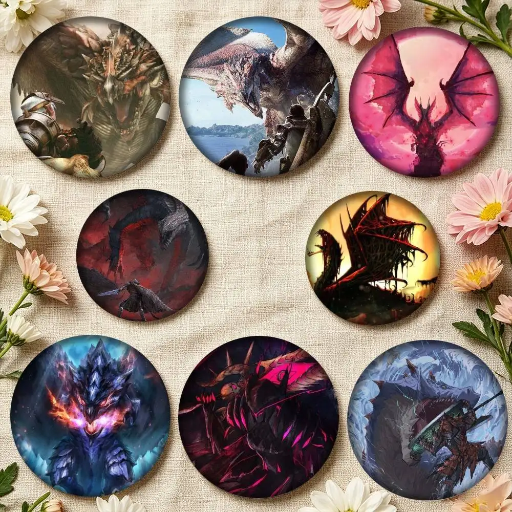 Game M-Monster H-Hunter 25mm 32mm 44mm 58mm 75mm Brooches Badges Pins for Accessories Gift
Game M-Monster H-Hunter 25mm 32mm 44mm 58mm 75mm Brooches Badges Pins for Accessories Gift