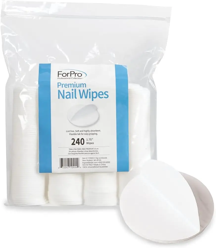 Premium Lint-Free Cotton Nail Wipes for Polish Removal, 1.75", 240-Count Professional Quality
Premium Lint-Free Cotton Nail Wipes for Polish Removal, 1.75", 240-Count Professional Quality