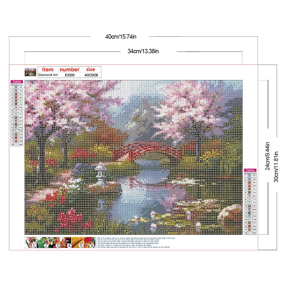 6pcs 5D DIY Full Round Drill Diamond Painting Set Beautiful Scenery Art 40x30cm
6pcs 5D DIY Full Round Drill Diamond Painting Set Beautiful Scenery Art 40x30cm