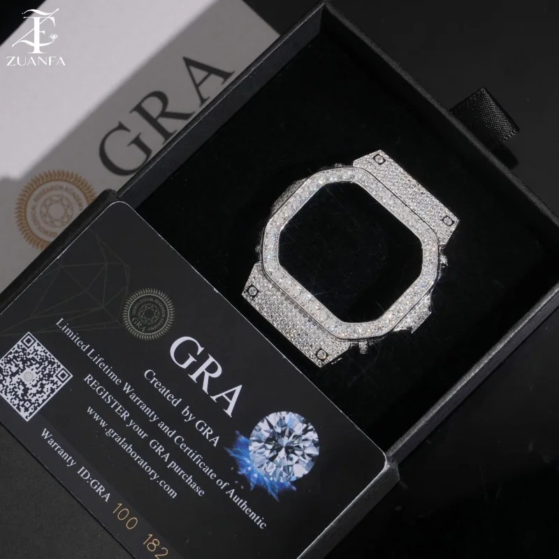 Hip-Hop Bling Watch Case: Square Iced-Out Moissanite Design, Diamond-Like Sparkle for Men. Ultimate Street Style Jewelry Upgrade
Hip-Hop Bling Watch Case: Square Iced-Out Moissanite Design, Diamond-Like Sparkle for Men. Ultimate Street Style Jewelry Upgrade
