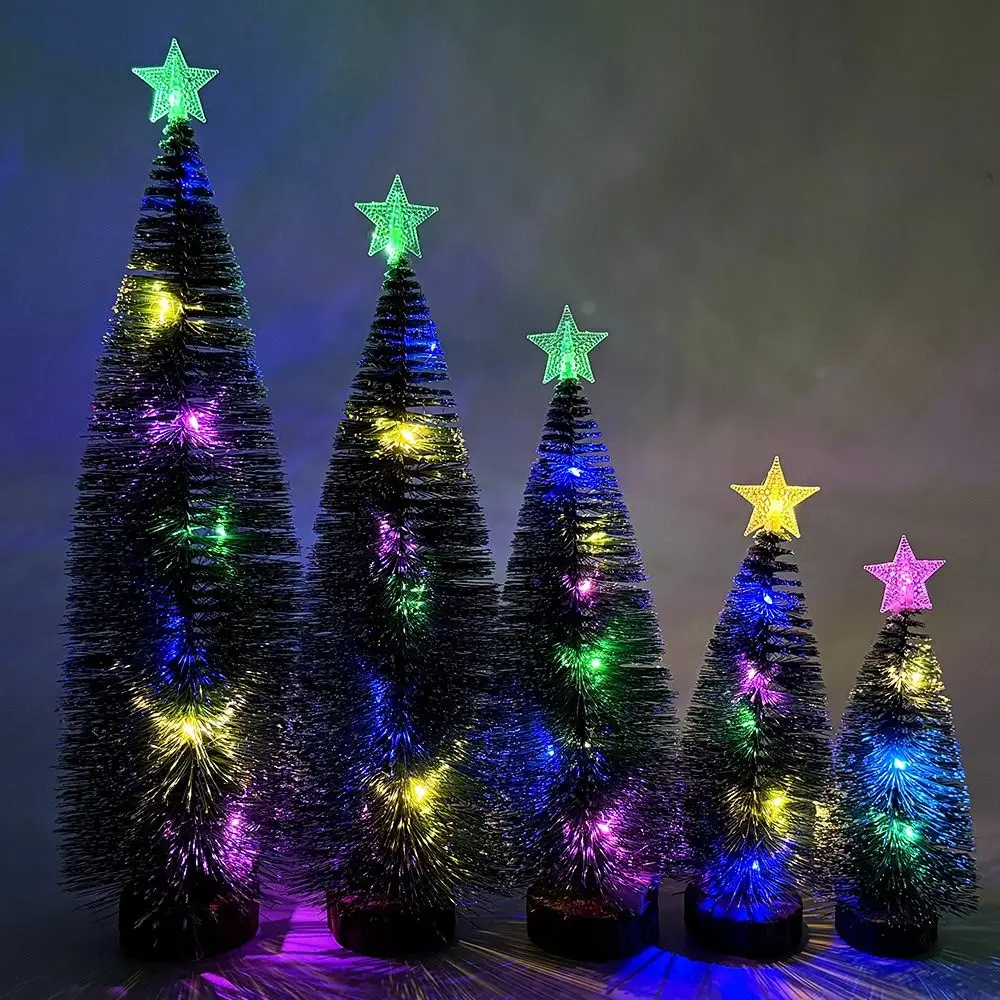 New Plastic Xmas Tree Cedar Wood Christmas Tree Glowing Mini Cedar Needle Tree Xmas 
New Plastic Xmas Tree Cedar Wood Christmas Tree Glowing Mini Cedar Needle Tree Xmas