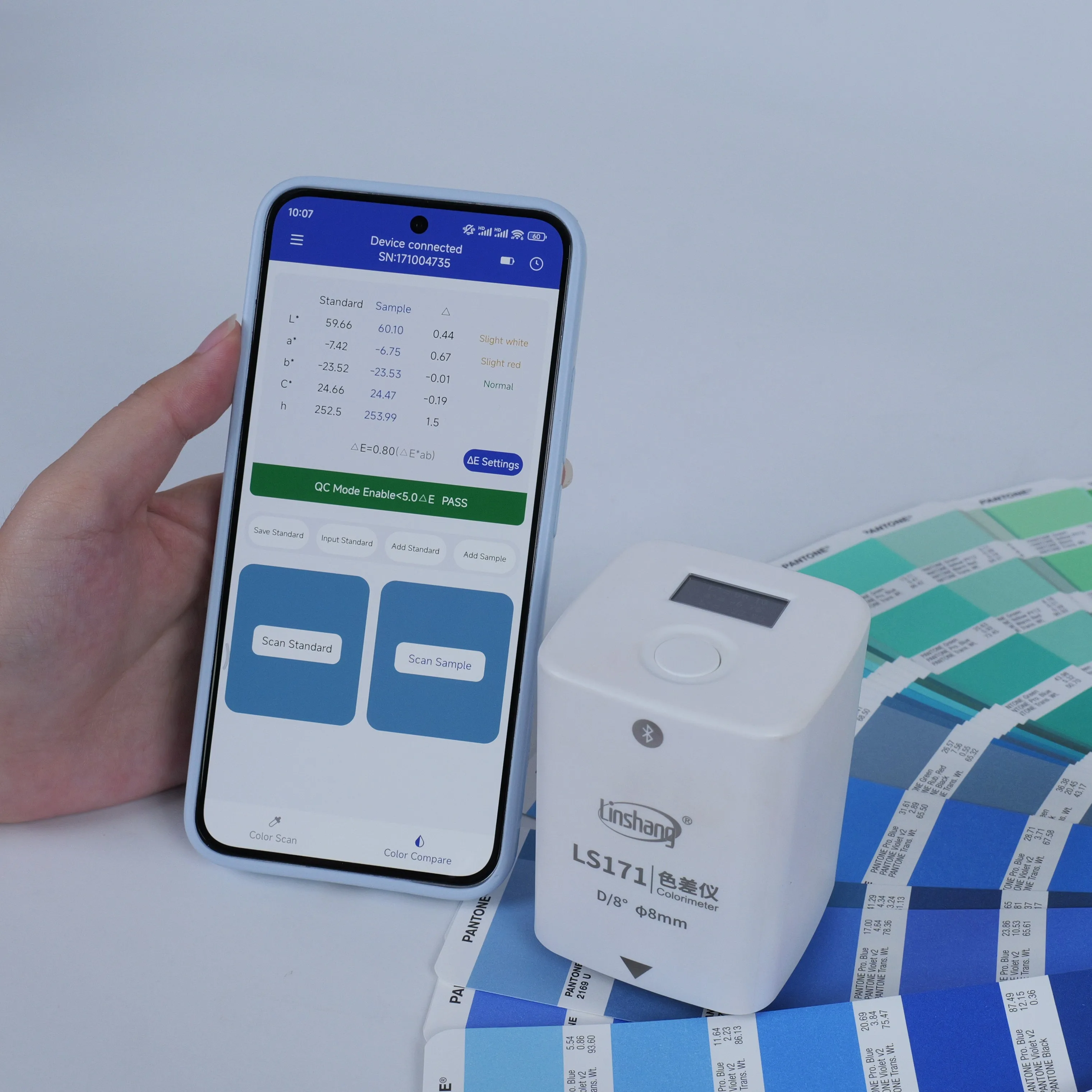 171 Portable Colorimeter For Plastic Metal Paint Color Masterbatch Flat Solid Powder Granule Materials Color Measurement
171 Portable Colorimeter For Plastic Metal Paint Color Masterbatch Flat Solid Powder Granule Materials Color Measurement