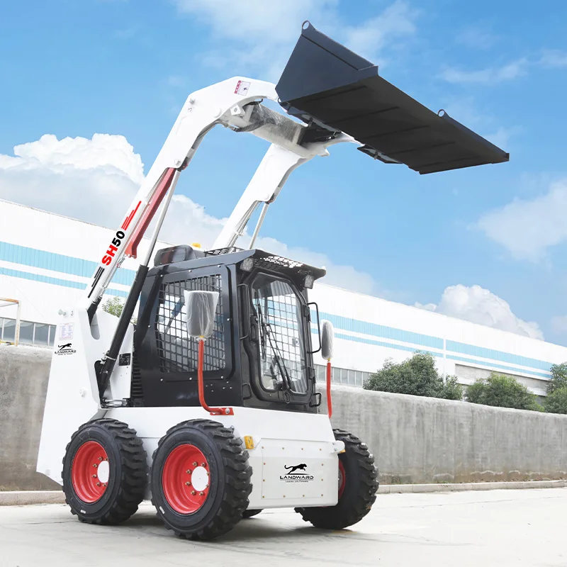 Multifunctional Mini Skid Steer Loader China Wheel Crawler Mini Skid Steer Loader SH50 Mini Loader 2000kg Customized For Sale
Multifunctional Mini Skid Steer Loader China Wheel Crawler Mini Skid Steer Loader SH50 Mini Loader 2000kg Customized For Sale