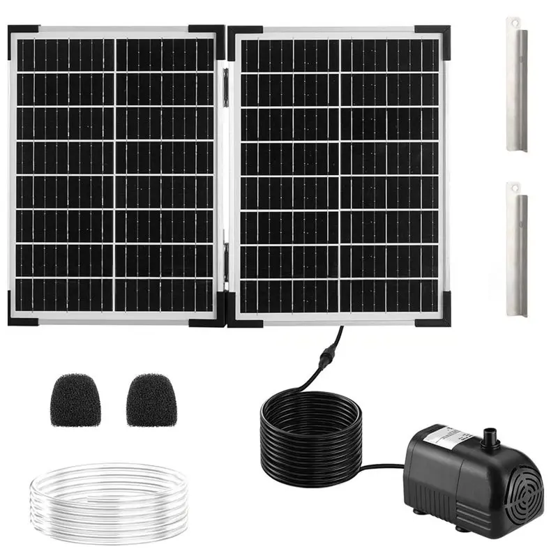 MCGS-25W Solar Pond Pump With Filter Kit Foldable Solar Panel For Outdoor Ponds, Garden Waterfalls, Ponds & DIY Water Features
MCGS-25W Solar Pond Pump With Filter Kit Foldable Solar Panel For Outdoor Ponds, Garden Waterfalls, Ponds & DIY Water Features