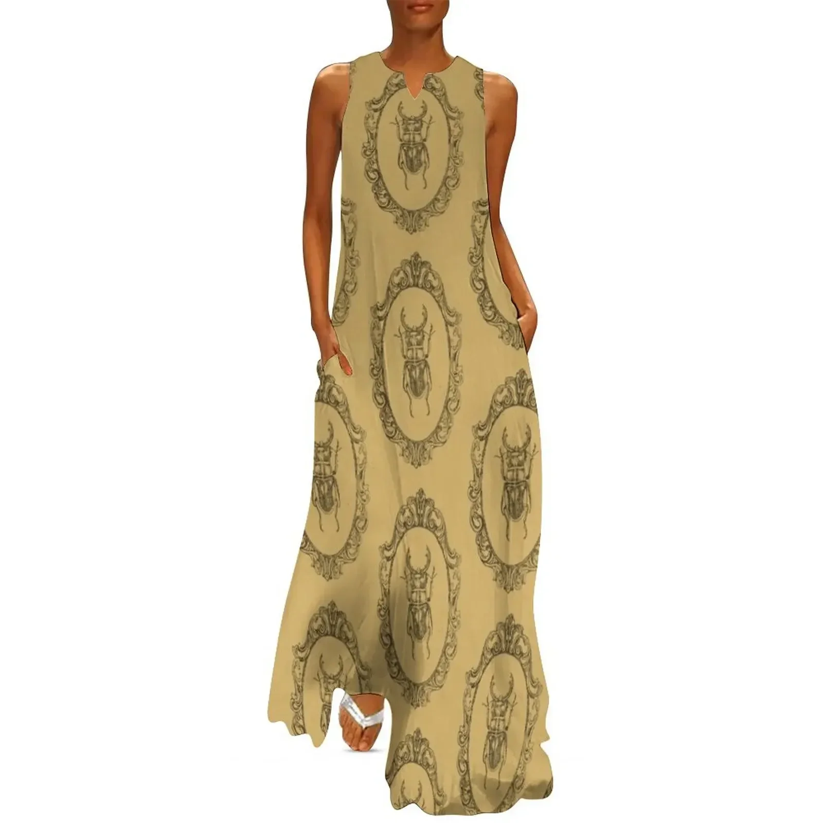 Vintage Framed Beetle Long Dress summer dress Clothing elegant party dresses for women 2025 Bride dresses Dress
Vintage Framed Beetle Long Dress summer dress Clothing elegant party dresses for women 2025 Bride dresses Dress