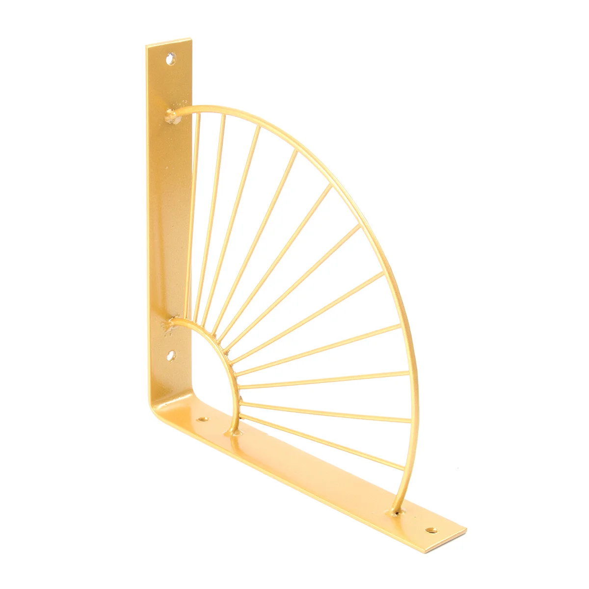 8 шт. кронштейнов для полок в форме веера, сверхпрочные стальные настенные опоры для книжных полок, витрин, садовых стеллажей, золотистые
8 шт. кронштейнов для полок в форме веера, сверхпрочные стальные настенные опоры для книжных полок, витрин, садовых стеллажей, золотистые