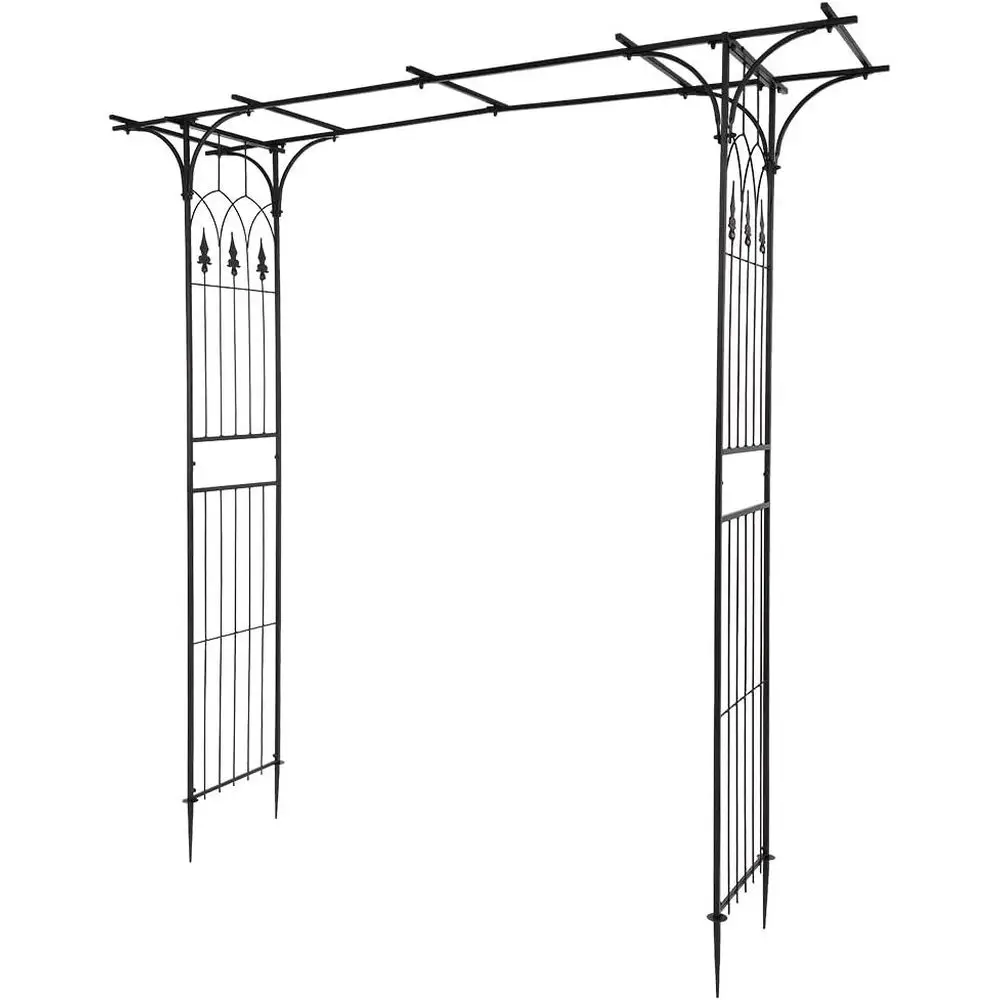 Garden Arch Arbor, Steel Trellis Stand, Climbing Rose Vines Decor for Patio and Courtyard
Garden Arch Arbor, Steel Trellis Stand, Climbing Rose Vines Decor for Patio and Courtyard