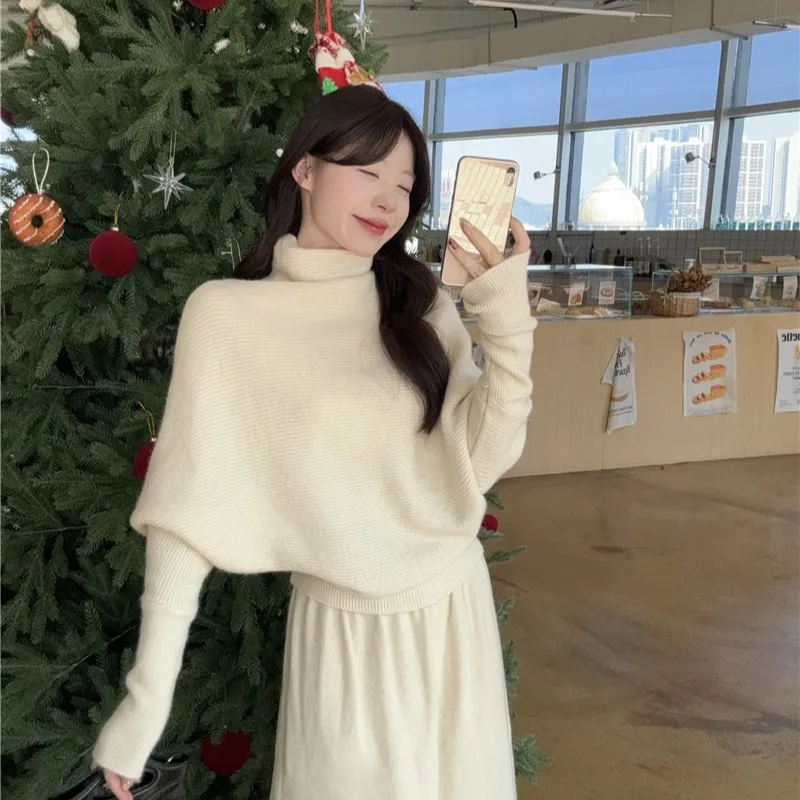 Мягкий свитер и юбка, комплект светло-коричневого цвета, вязаный топ, зимний модный костюм из двух предметов, длинная юбка, дизайн f-Length
Мягкий свитер и юбка, комплект светло-коричневого цвета, вязаный топ, зимний модный костюм из двух предметов, длинная юбка, дизайн f-Length