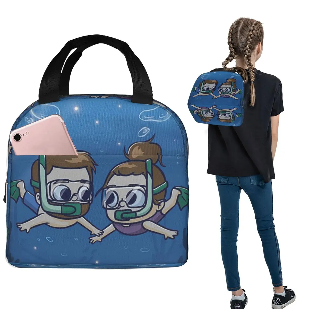 Under Water Couple - Pibubear Insulated Lunch Bag for Women Kids Portable Food Boxes Thermal Lunch Box Tote
Under Water Couple - Pibubear Insulated Lunch Bag for Women Kids Portable Food Boxes Thermal Lunch Box Tote