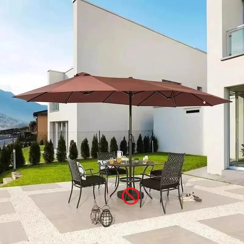 Outdoor Large Three Head Roman Umbrella Shade Sun Protection for Patio Garden Balcony Commercial Use Double Head No Base
Outdoor Large Three Head Roman Umbrella Shade Sun Protection for Patio Garden Balcony Commercial Use Double Head No Base