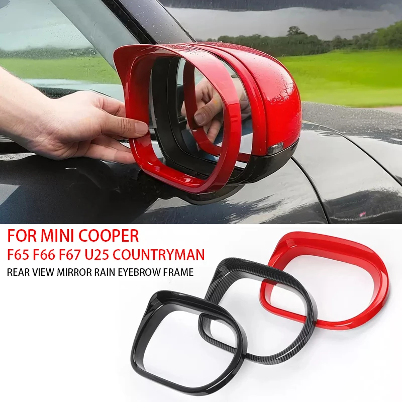 For Mini Cooper F65 F66 F67 U25 Countryman 2024 2025 ABS Car Rearview Mirror Rain Eyebrow Frame Decoration Cover Car Accessories
For Mini Cooper F65 F66 F67 U25 Countryman 2024 2025 ABS Car Rearview Mirror Rain Eyebrow Frame Decoration Cover Car Accessories