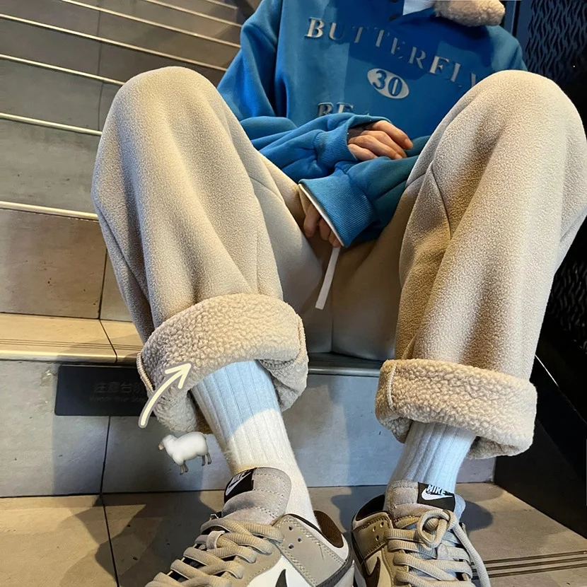 Men's Winter Thiened Fce Lined Cotton Pants Straight Leg Loose Fit Spor Casual Long Trousers Youthful Vitali Sle
Men's Winter Thiened Fce Lined Cotton Pants Straight Leg Loose Fit Spor Casual Long Trousers Youthful Vitali Sle