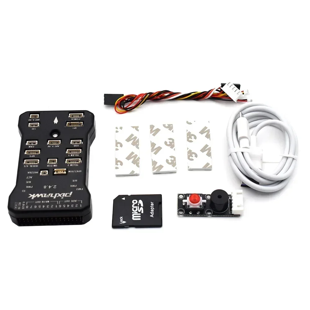 Pixhawk PX4 Autopilot PIX 2.4.8 32Bit Flight Control with PX4FMU PX4IO Safety Switch Buzzer 4G SD for RC Multirotor Drone
Pixhawk PX4 Autopilot PIX 2.4.8 32Bit Flight Control with PX4FMU PX4IO Safety Switch Buzzer 4G SD for RC Multirotor Drone