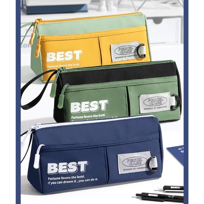 Multifunctional Compartment Pencil Case Student Large Capacity Stationeries Storage Bag Zippers Pencil Storage Pouches
Multifunctional Compartment Pencil Case Student Large Capacity Stationeries Storage Bag Zippers Pencil Storage Pouches