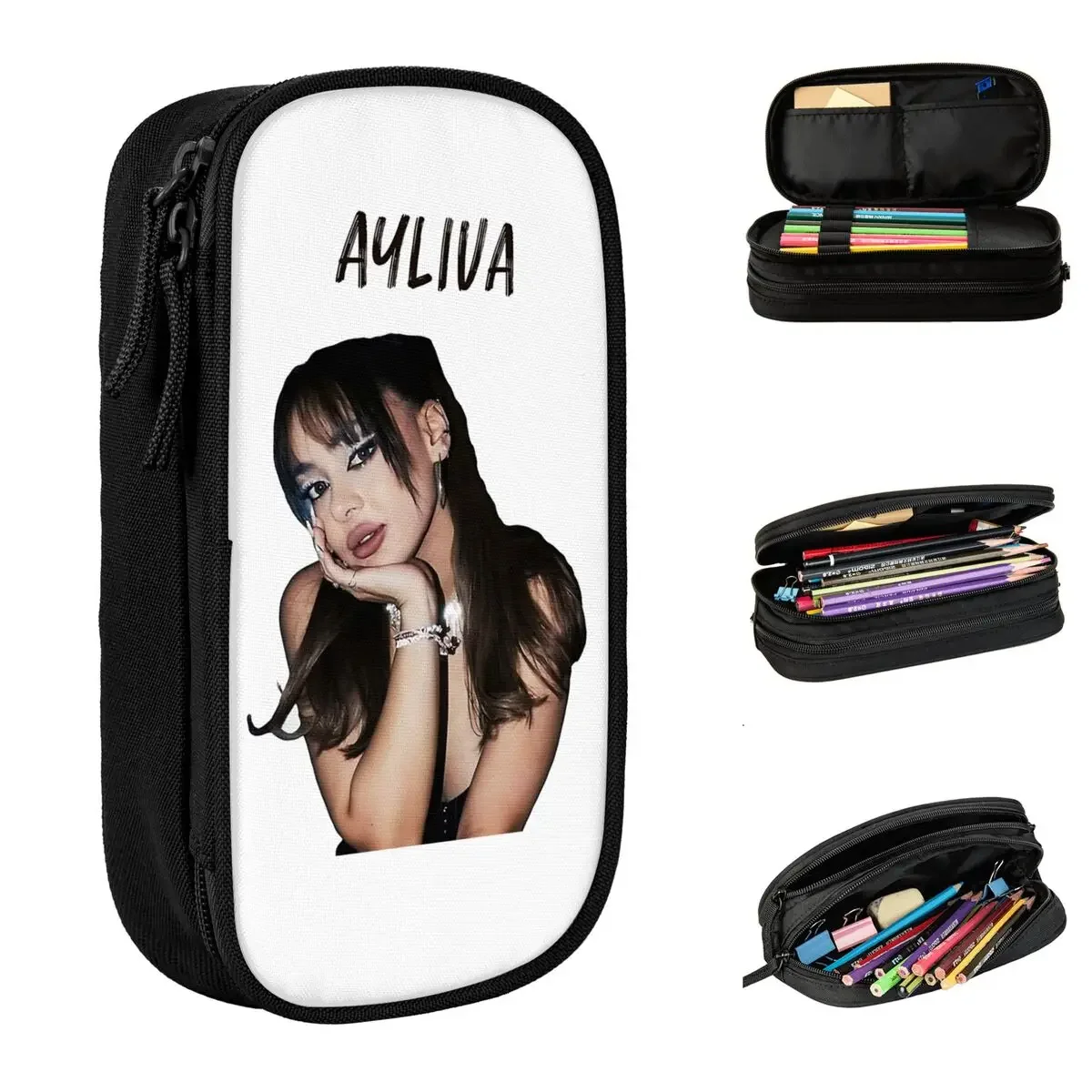 Ayliva Liebe Tour 2024 Pencil Cases Pencil Box Pen Holder for Student Large Storage Pencil Bags Students School Gifts Stationery
Ayliva Liebe Tour 2024 Pencil Cases Pencil Box Pen Holder for Student Large Storage Pencil Bags Students School Gifts Stationery