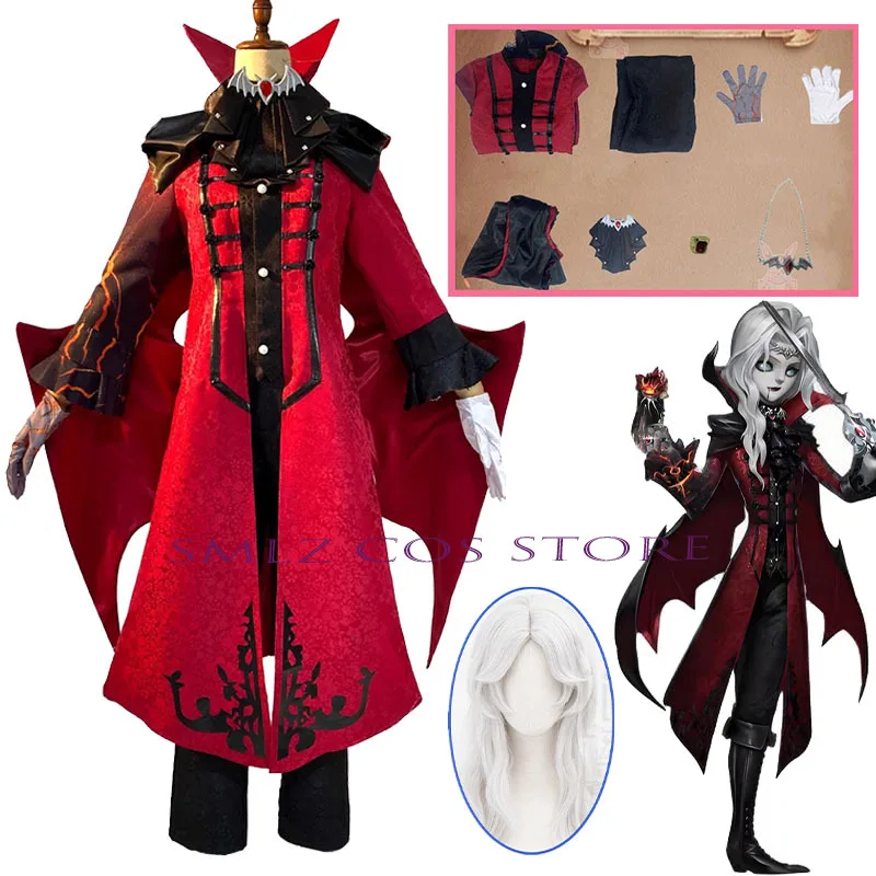 Sword Regulator Joseph Cosplay Game Identity V Photographer Costume Man Red Uniforms Cloak Set Halloween Party Play Clothing
Sword Regulator Joseph Cosplay Game Identity V Photographer Costume Man Red Uniforms Cloak Set Halloween Party Play Clothing