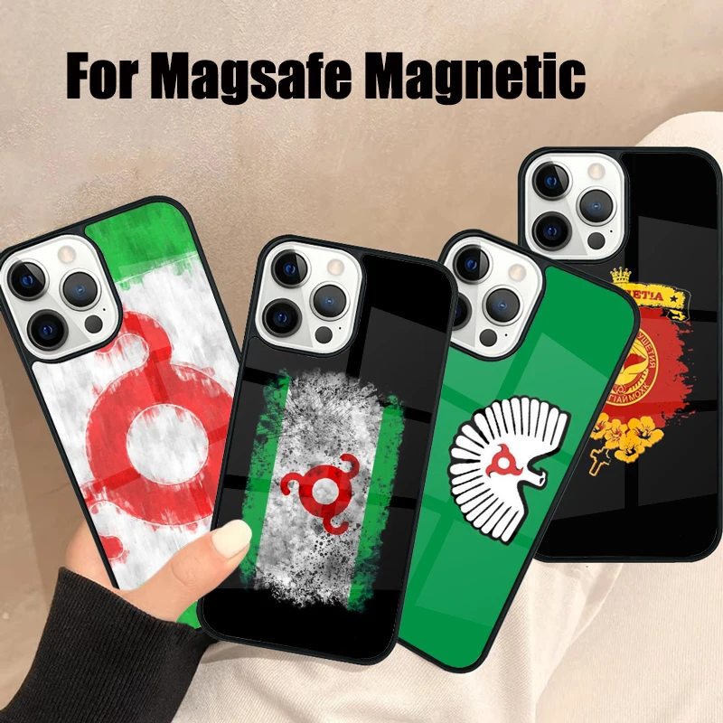 Чехол для телефона Magsafe с флагом Ingushetii для iPhone 16, 15, 14, 13, 12, 11, Pro Max Plus, зеркальный беспроводной магнитный чехол
Чехол для телефона Magsafe с флагом Ingushetii для iPhone 16, 15, 14, 13, 12, 11, Pro Max Plus, зеркальный беспроводной магнитный чехол