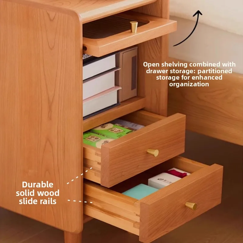 Solid Wood Narrow Nightstand Japanese Minimalist Bedside Table with Drawer Slim Sofa Side Cabinet Modern Bedroom Storage Chest
Solid Wood Narrow Nightstand Japanese Minimalist Bedside Table with Drawer Slim Sofa Side Cabinet Modern Bedroom Storage Chest