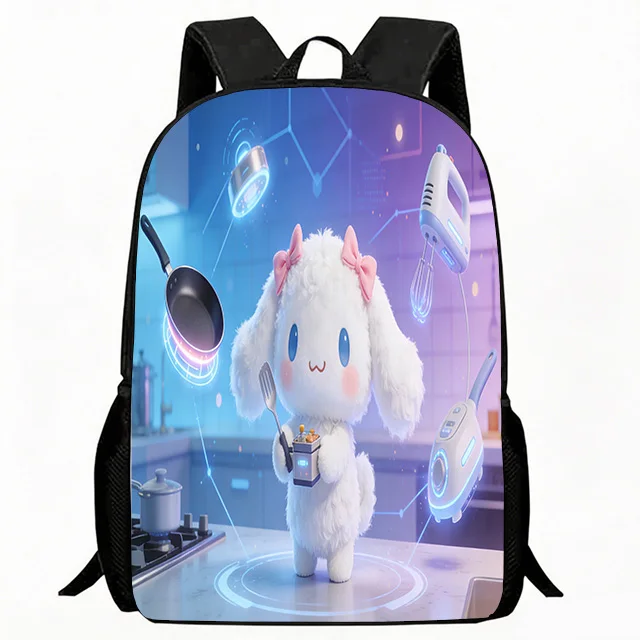 Kids Bag Sci-Fi Kitchen Cinnamoroll with Pink Bows Print Backpack Lightweight Breathable School Bag Adjustable Casual Daypack wi
Kids Bag Sci-Fi Kitchen Cinnamoroll with Pink Bows Print Backpack Lightweight Breathable School Bag Adjustable Casual Daypack wi