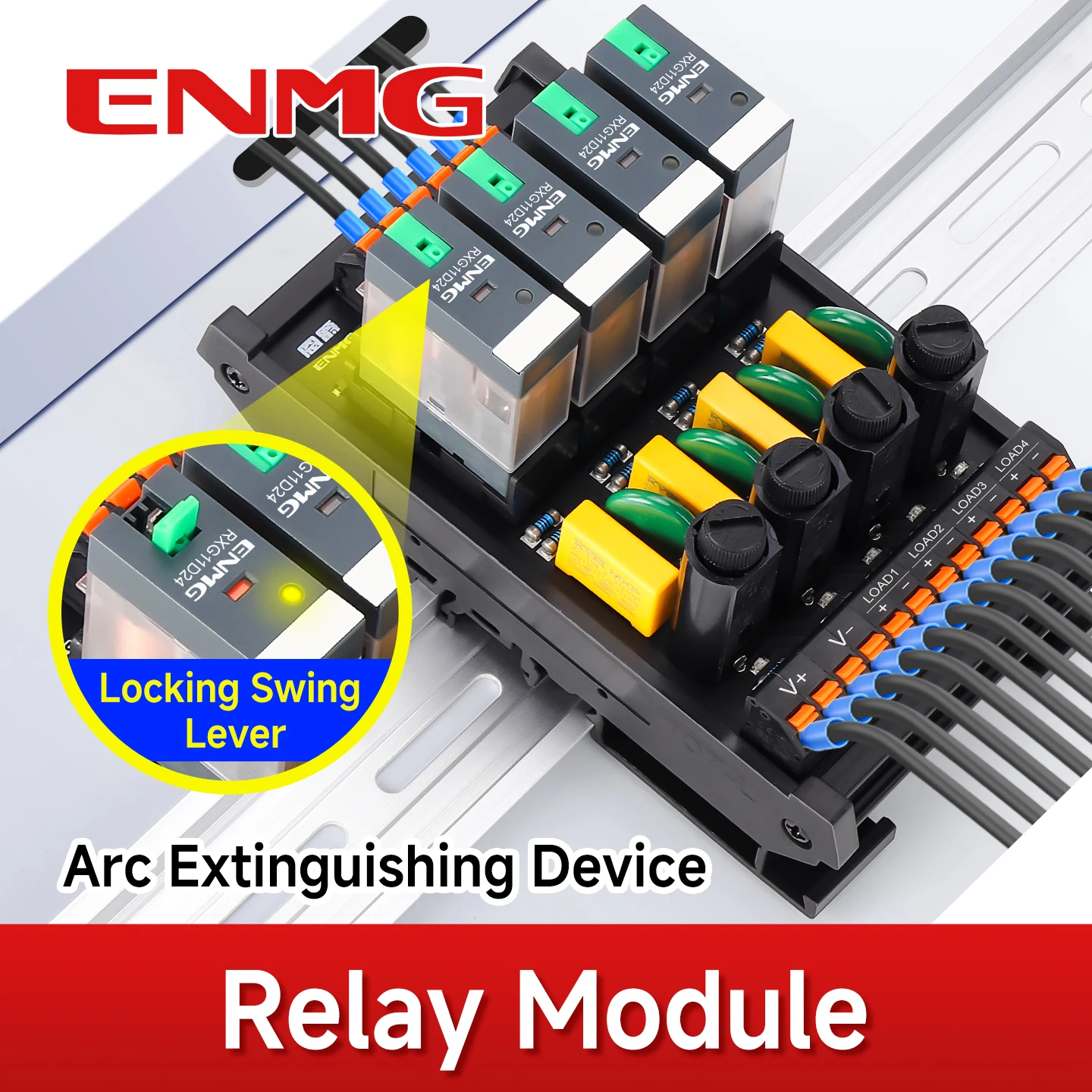 ENMG Relay Module 220VAC 2/4/8/16 Channel SPDT DPDT PLC Signal Amplifier Board Industrial Control Switch
ENMG Relay Module 220VAC 2/4/8/16 Channel SPDT DPDT PLC Signal Amplifier Board Industrial Control Switch