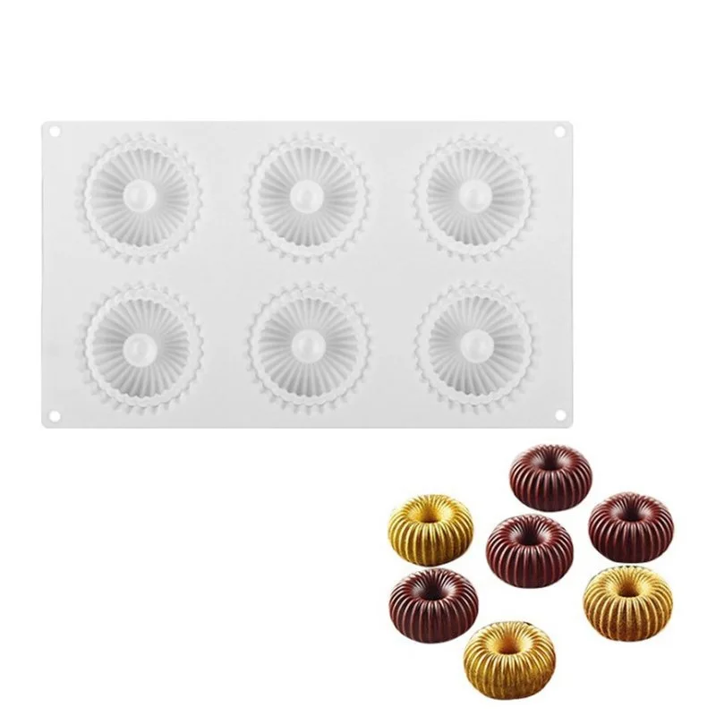 Mold Sweet Donut Silicone DIY Cake Mould Kitchen Tool Chocolate Biscuit Non-Stick Candy 3D Baking
Mold Sweet Donut Silicone DIY Cake Mould Kitchen Tool Chocolate Biscuit Non-Stick Candy 3D Baking
