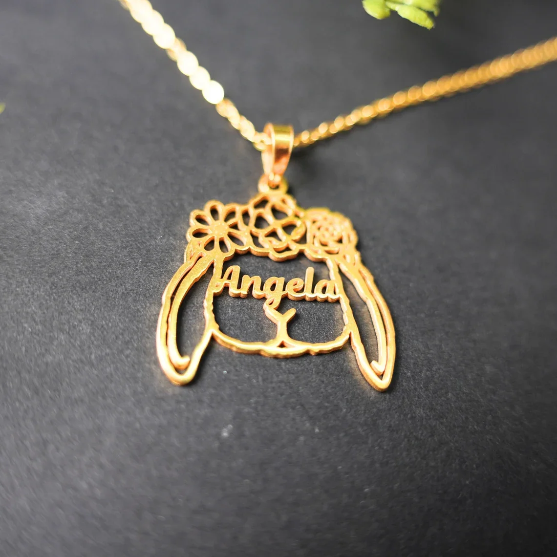 Ожерелье с именем милого кролика на заказ, персонализированное ожерелье из нержавеющей стали золотого цвета с именной табличкой, ожерелье для женщин и детей, подарочные ювелирные изделия
Ожерелье с именем милого кролика на заказ, персонализированное ожерелье из нержавеющей стали золотого цвета с именной табличкой, ожерелье для женщин и детей, подарочные ювелирные изделия