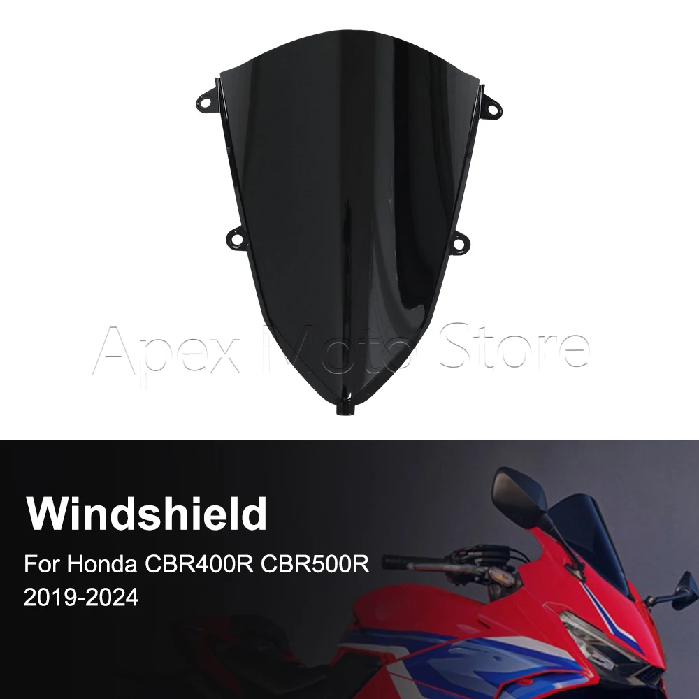Motorcycle Accessories Windshield Windscreen Wind Screen Deflector For Honda CBR400R CBR500R CBR 400R 500R 2019-2024
Motorcycle Accessories Windshield Windscreen Wind Screen Deflector For Honda CBR400R CBR500R CBR 400R 500R 2019-2024