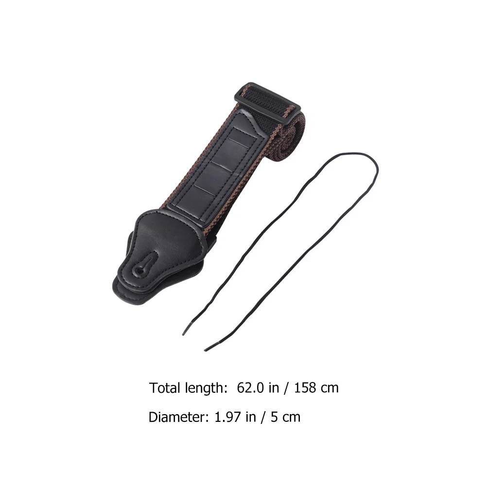 Adjustable Classic Black Guitar Strap Comfortable Durable Ukulele Belt Anti-Wear Stretch Resistant Electric Acoustic Guitar 
Adjustable Classic Black Guitar Strap Comfortable Durable Ukulele Belt Anti-Wear Stretch Resistant Electric Acoustic Guitar