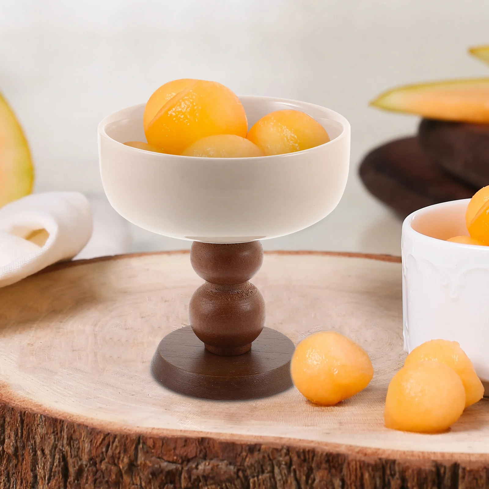 Dessert Bowl High Footed Sweet Treat Cup Creative Wooden Base Cream Pudding Ceramic Container Fruit Salad Multi
Dessert Bowl High Footed Sweet Treat Cup Creative Wooden Base Cream Pudding Ceramic Container Fruit Salad Multi