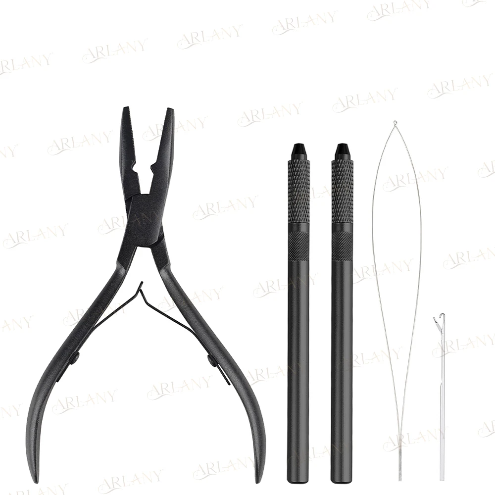 ARLANY Hair Extension Pliers Kit Sewing In Extension Needle Loop Threader Pulling Hook Hair Extension Pliers for Micro Beads
ARLANY Hair Extension Pliers Kit Sewing In Extension Needle Loop Threader Pulling Hook Hair Extension Pliers for Micro Beads