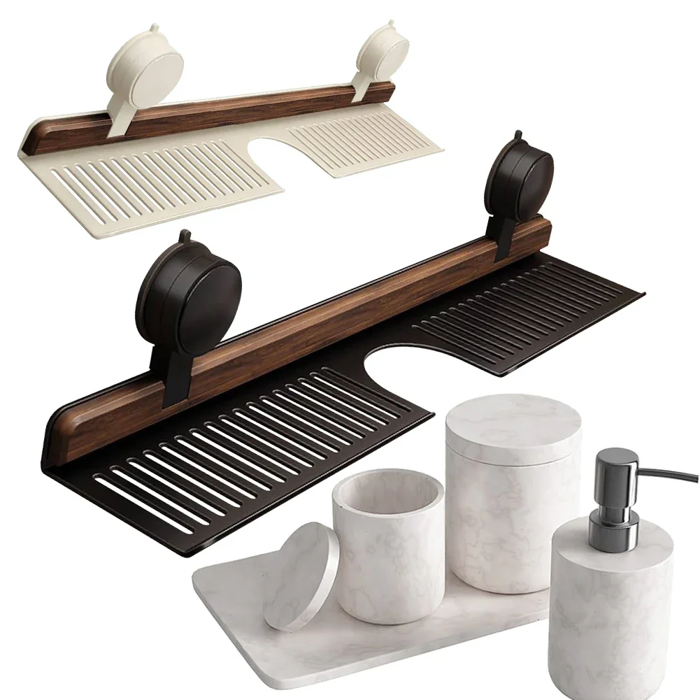 Walnut Suction Cup Bathroom Shelf No Drilling Faucet Organizer Rack Over Faucet Sink Rack Bathroom Accessories
Walnut Suction Cup Bathroom Shelf No Drilling Faucet Organizer Rack Over Faucet Sink Rack Bathroom Accessories
