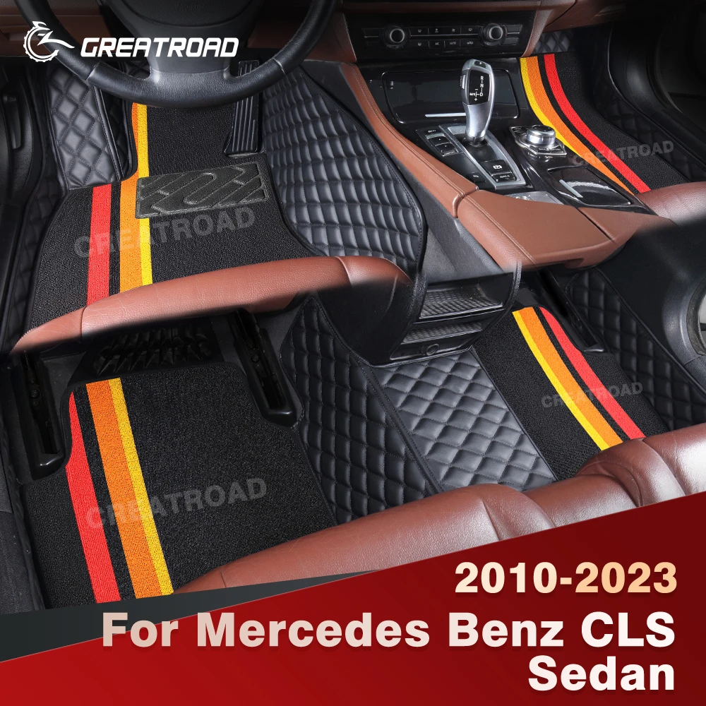 For Mercedes Benz CLS Sedan 2010-2023 Double Layer Car Floor Mats Custom Auto Carpet Cover Interior Accessories
For Mercedes Benz CLS Sedan 2010-2023 Double Layer Car Floor Mats Custom Auto Carpet Cover Interior Accessories