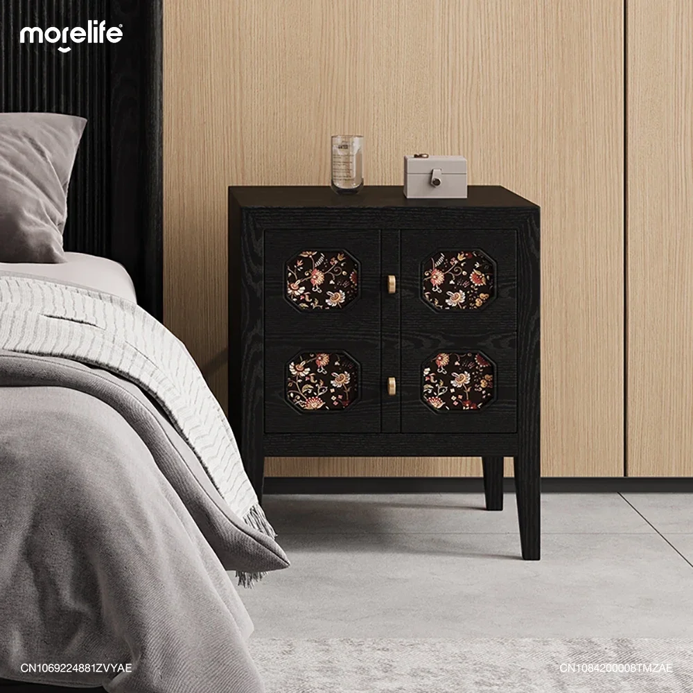 Retro French Style Minimalist Black High-end Light Luxury Bedside Table Contrasting Solid Wood Nightstand Home Furniture F01+
Retro French Style Minimalist Black High-end Light Luxury Bedside Table Contrasting Solid Wood Nightstand Home Furniture F01+