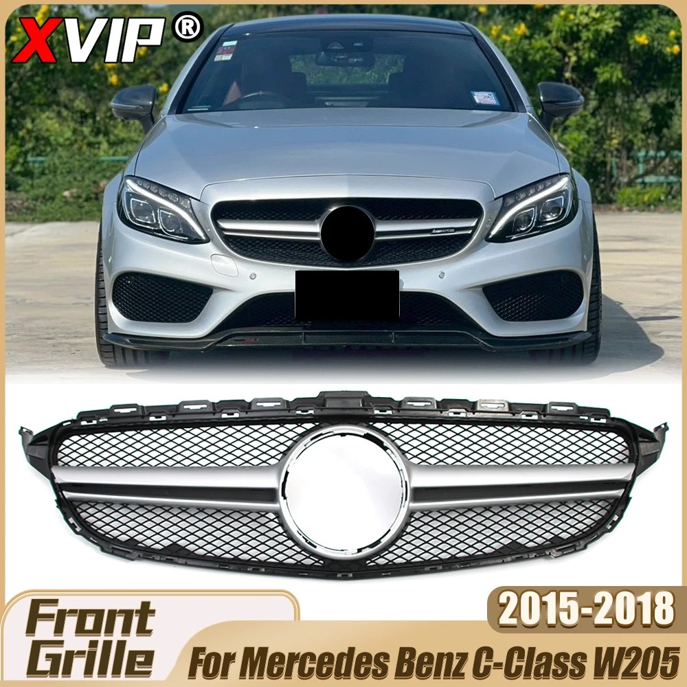 Хромированная серебристая верхняя решетка в стиле AMG для Mercedes Benz C-Class W205/S205/A205 2015-18 C180 C200 C250 C300 C350 C400 C43 AMG
Хромированная серебристая верхняя решетка в стиле AMG для Mercedes Benz C-Class W205/S205/A205 2015-18 C180 C200 C250 C300 C350 C400 C43 AMG