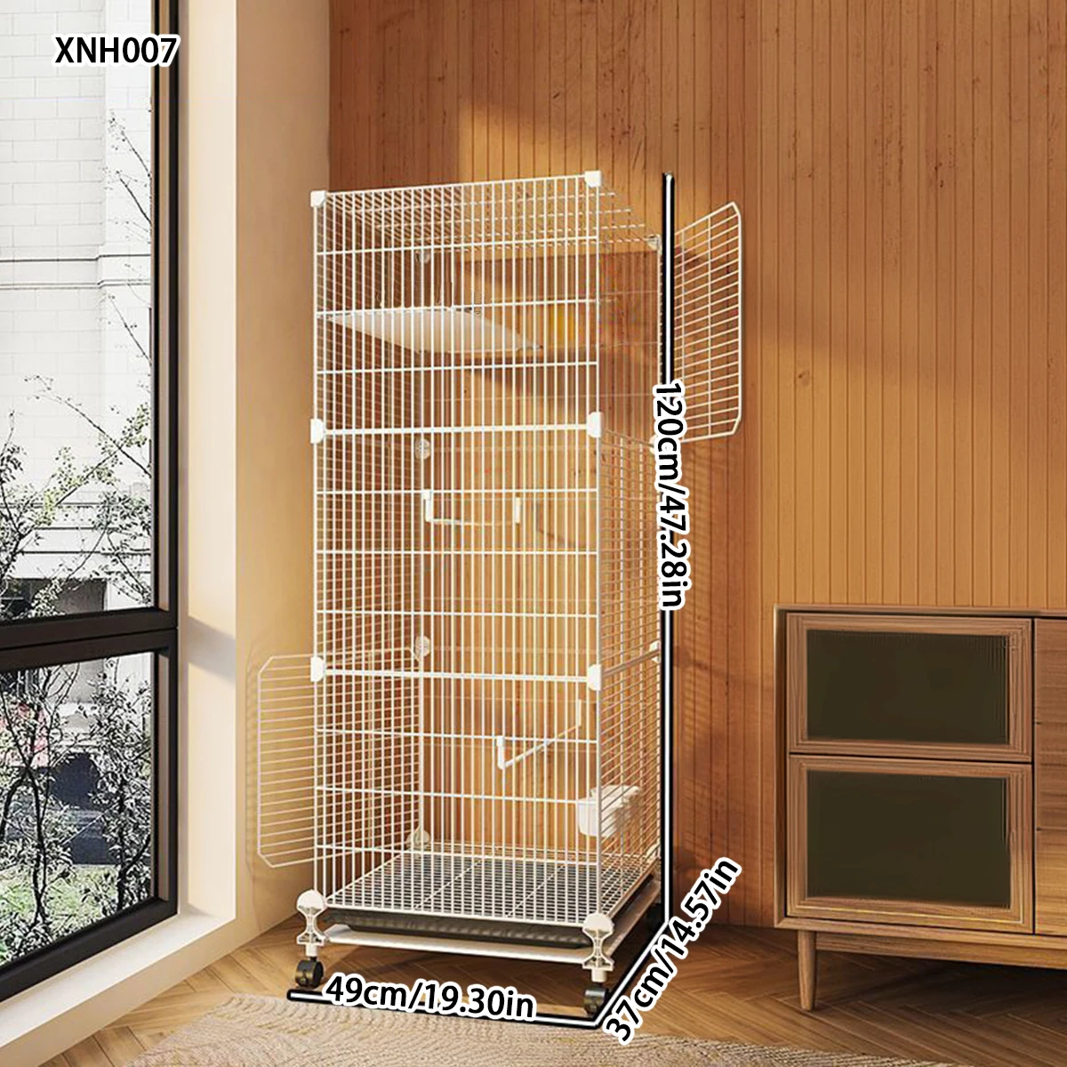 New Bird Cage Parrot Cage Myna Thrush Ecological Large Luxury House Black Phoenix Pearl Bird Special Breeding Box
New Bird Cage Parrot Cage Myna Thrush Ecological Large Luxury House Black Phoenix Pearl Bird Special Breeding Box