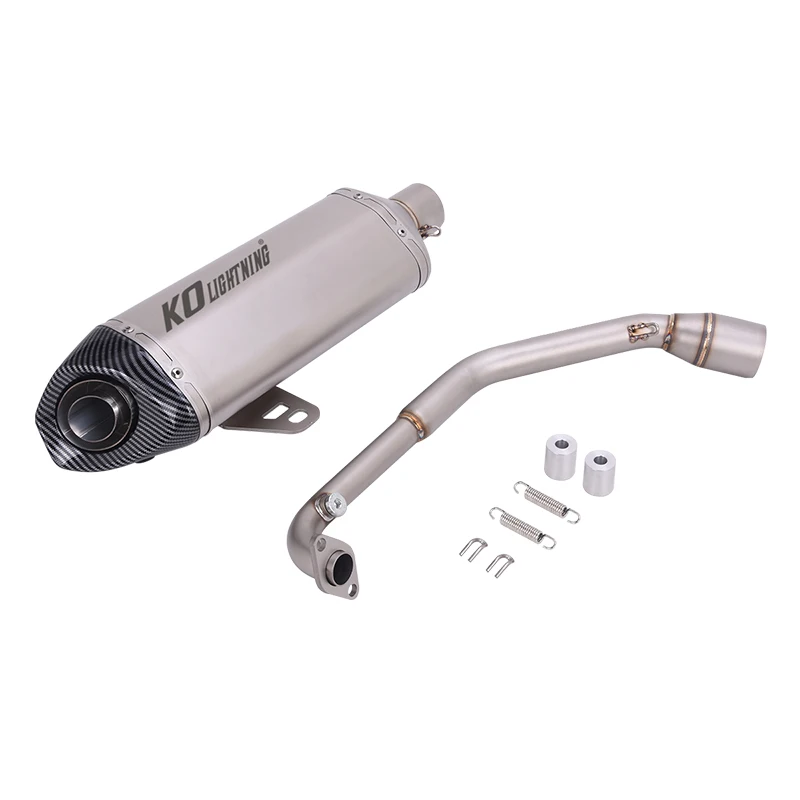 Exhaust System Header Link Pipe Black Muffler Tips Slip On Stainless Steel With DB Killer For Honda ADV160 ADV 160 2022-2026
Exhaust System Header Link Pipe Black Muffler Tips Slip On Stainless Steel With DB Killer For Honda ADV160 ADV 160 2022-2026