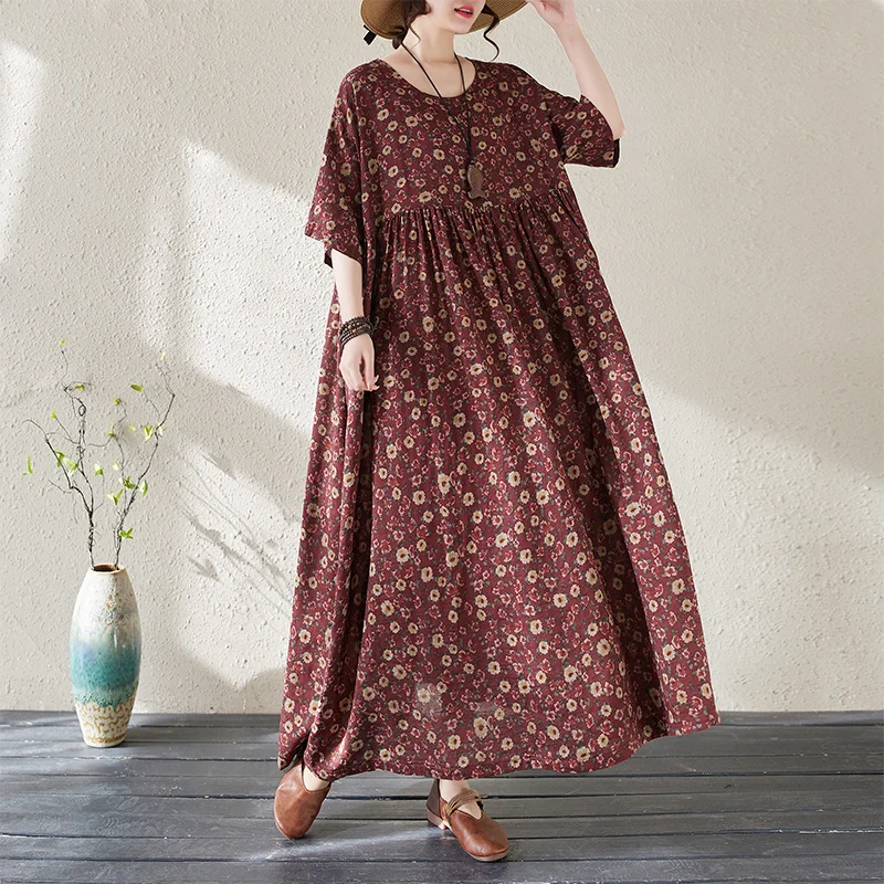 plus Size Sundress Simple Mid-aged Mom's Clothing Countryside Style Beach Dress Overhead Short Sleeve 2024 Women's Dress
plus Size Sundress Simple Mid-aged Mom's Clothing Countryside Style Beach Dress Overhead Short Sleeve 2024 Women's Dress