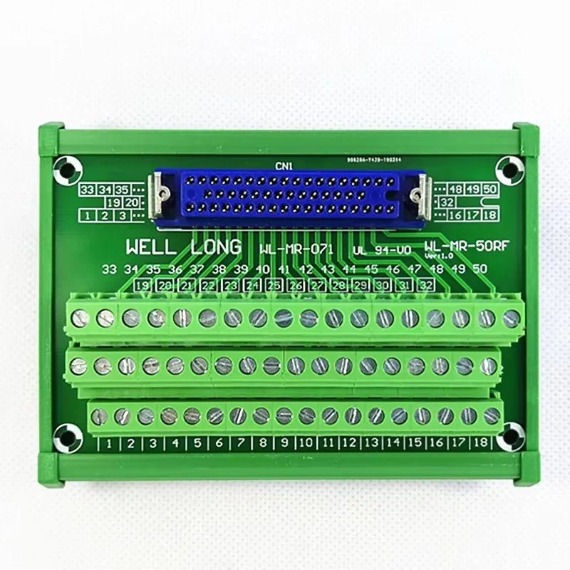 MR-50RFD2+ DIN Rail Mount Fanuc Module Female Header Breakout Board I/O Terminal BlockO Terminal Block
MR-50RFD2+ DIN Rail Mount Fanuc Module Female Header Breakout Board I/O Terminal BlockO Terminal Block
