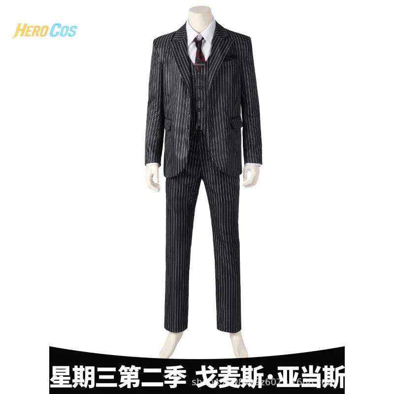 Wednesday Gomez Addams Cosplay Costume Party Fashion Handsome Uniform Halloween Role Play Clothing HERO Cos
Wednesday Gomez Addams Cosplay Costume Party Fashion Handsome Uniform Halloween Role Play Clothing HERO Cos