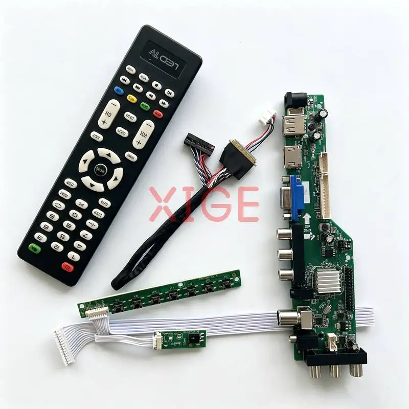 Drive Board Fit B116XW01 B116XW03 CLAA116WA03 B116XW02 Laptop Monitor 1366x768 LVDS-40 Pin DVB/USB/AV/VGA/HDMI 1366*768 DIY Kit
Drive Board Fit B116XW01 B116XW03 CLAA116WA03 B116XW02 Laptop Monitor 1366x768 LVDS-40 Pin DVB/USB/AV/VGA/HDMI 1366*768 DIY Kit