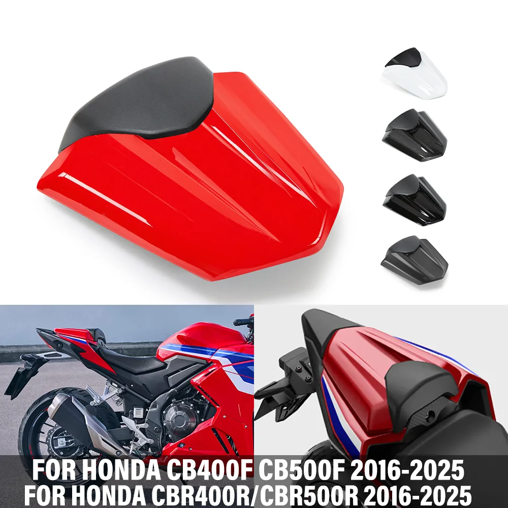 FOR HONDA CBR500R CB400F CBR400R CB500F 2016-2025 Motorcycle Pillion Rear Seat Cowl Passenger Rear Hump Solo Seat Fairing Cover
FOR HONDA CBR500R CB400F CBR400R CB500F 2016-2025 Motorcycle Pillion Rear Seat Cowl Passenger Rear Hump Solo Seat Fairing Cover