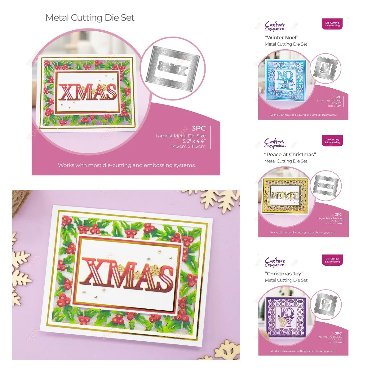 New Arrivals for Christmas 2023 Winter Christmas Joy Metal Cutting Dies Decoration Scrapbook DIY Album Mould Embossing Craft
New Arrivals for Christmas 2023 Winter Christmas Joy Metal Cutting Dies Decoration Scrapbook DIY Album Mould Embossing Craft