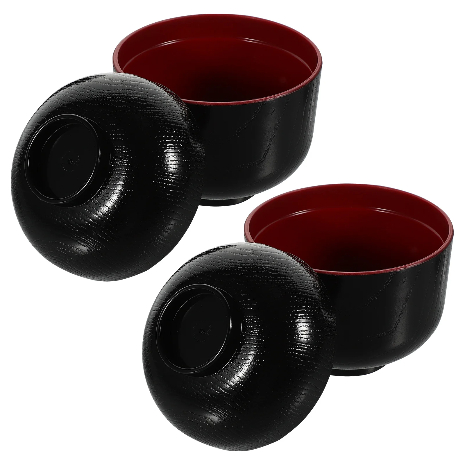 2Pcs Japanese Style Miso Bowl Set Small Size Textured Finish Easy Grip Suitable for Soup Rice Salads with Lids
2Pcs Japanese Style Miso Bowl Set Small Size Textured Finish Easy Grip Suitable for Soup Rice Salads with Lids