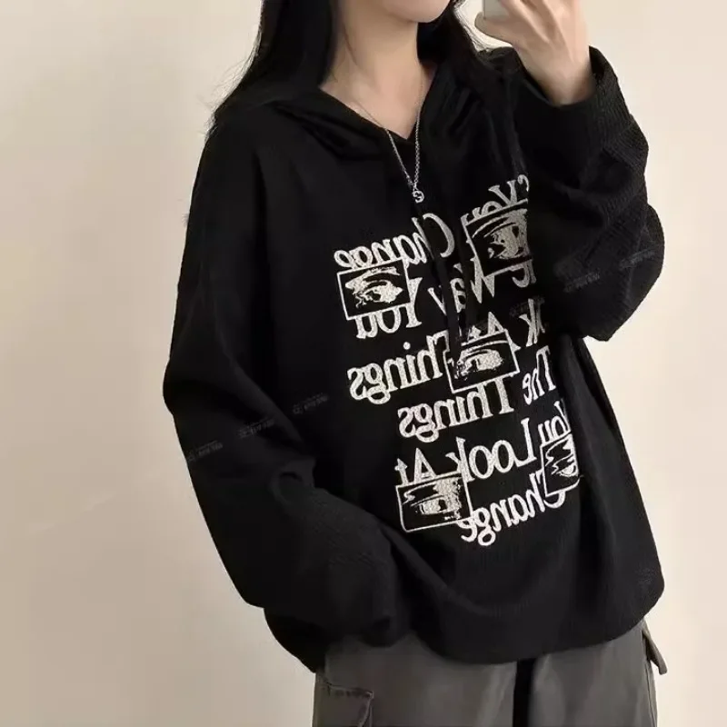 Y2K Casual Female Sweatshirt Tops Streetwear Women Oversize Hoodies Harajuku Long Sleeve Letter Printing Pullovers 2024 Spring
Y2K Casual Female Sweatshirt Tops Streetwear Women Oversize Hoodies Harajuku Long Sleeve Letter Printing Pullovers 2024 Spring